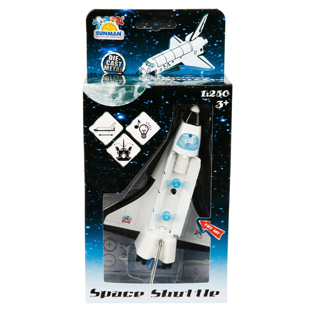 Nava Spatiala Sunman 1:250 cu Lumini si Sunete