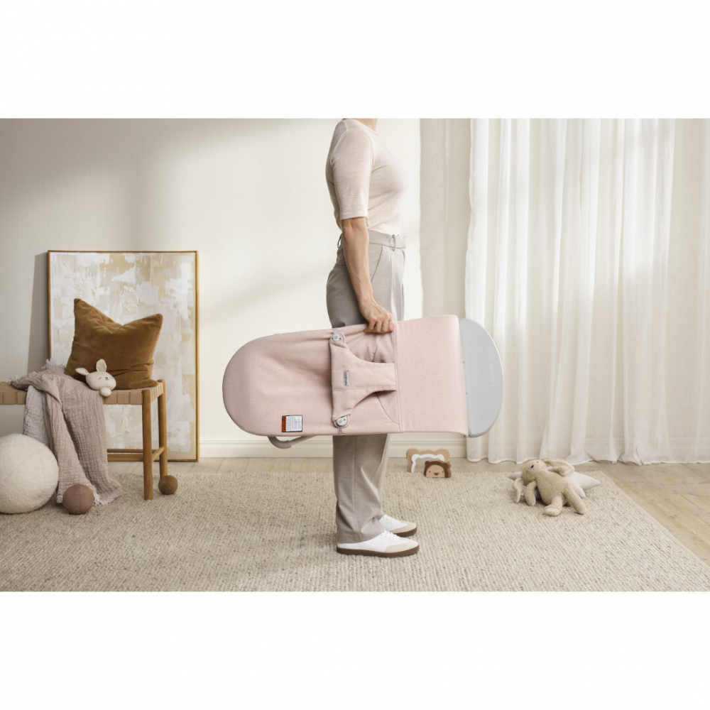 BabyBjorn Bliss Balansoar Light Pink - Confort Premium - imagine 7