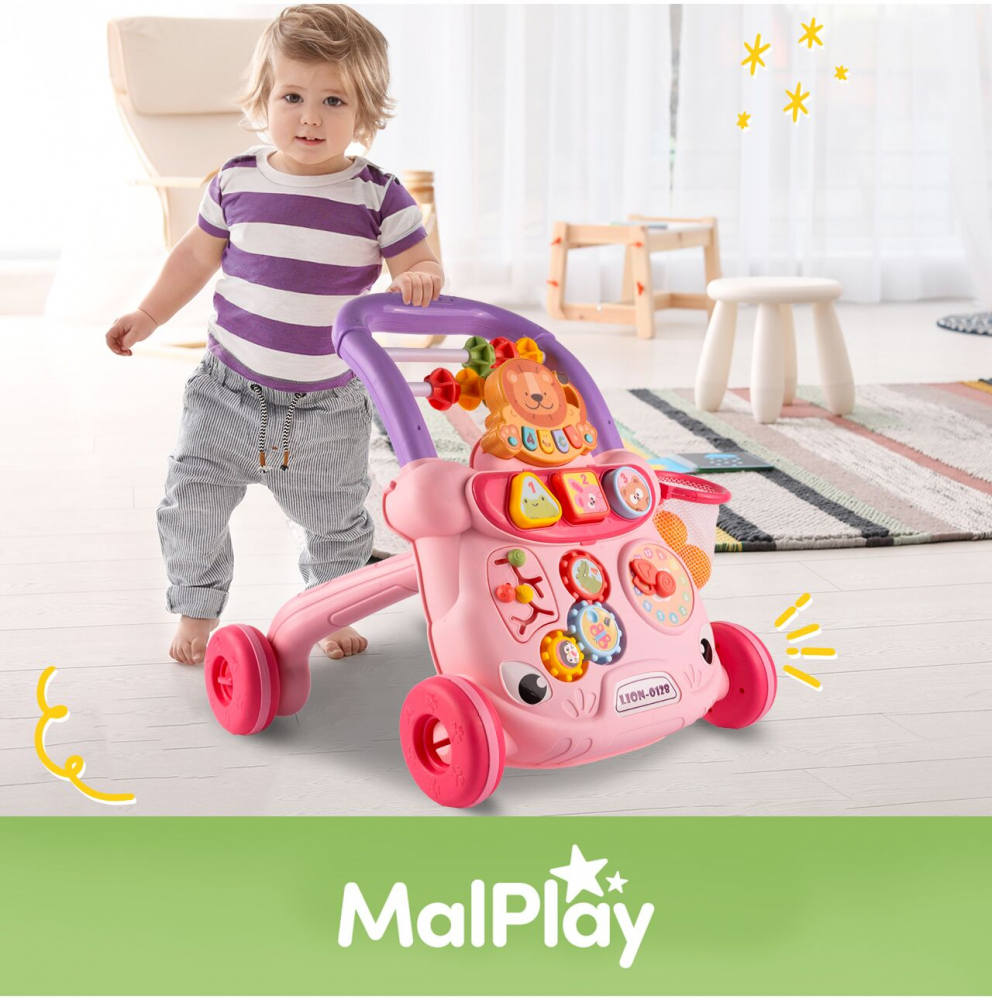 Antepremergator Malplay educativ Lion Pink - imagine 13