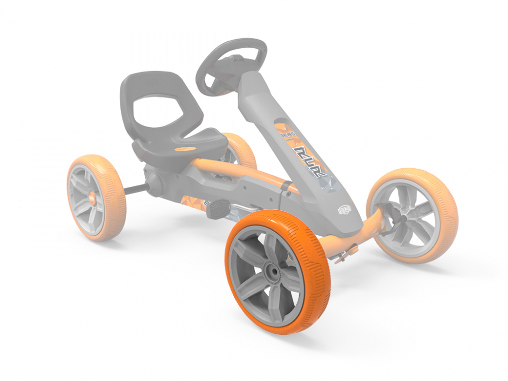 Roata Față Berg Reppy Gri-Orange 10x2.5