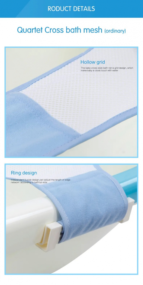 Hamac Cadita Little Mom Classic Blue, 0+ luni - imagine 3