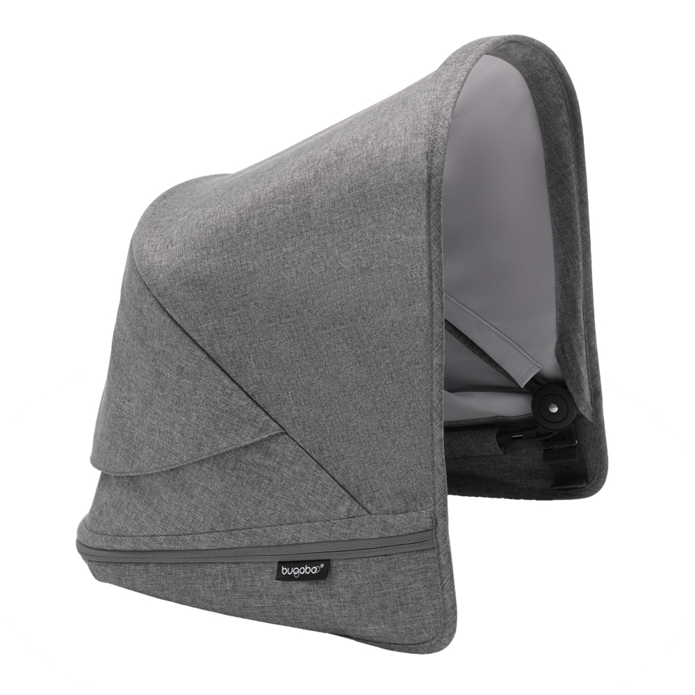 Capotină Bugaboo Donkey 5 Grey Melange | Protectie Premium - imagine 2