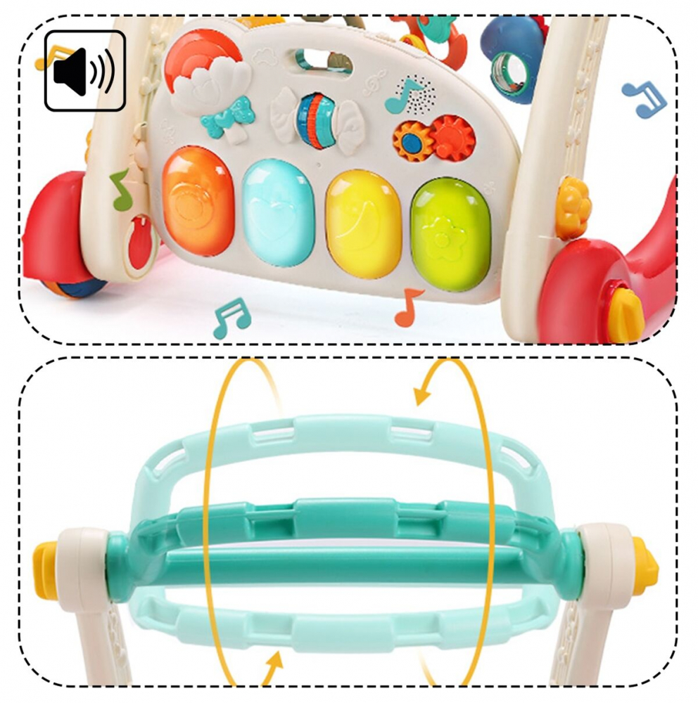 Antepremergator MalPlay 2in1 Grey + Salteluta Joaca - imagine 3