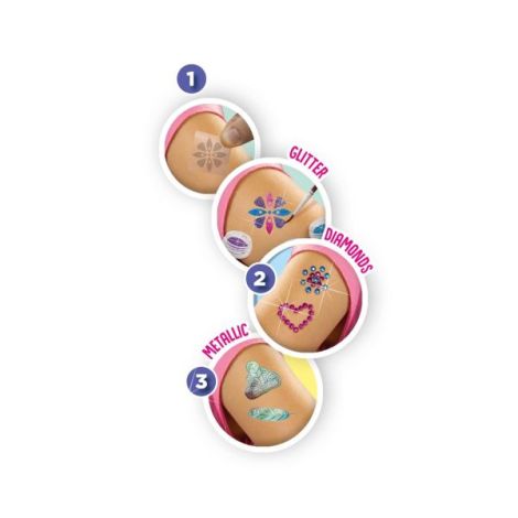 Ses Creative Tatuaje copii 3in1 - Lux și Creativitate - imagine 2