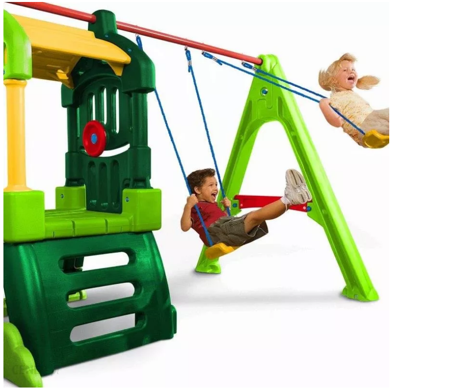 Spațiu de joacă Little Tikes Clubhouse cu tobogan - imagine 3