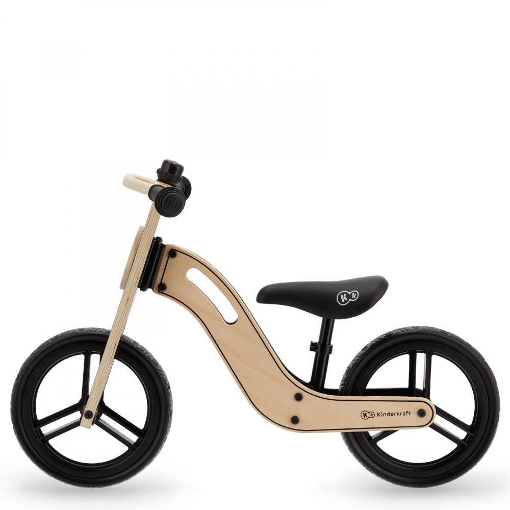 Bicicleta Echilibru Kinderkraft Uniq Natural - imagine 5