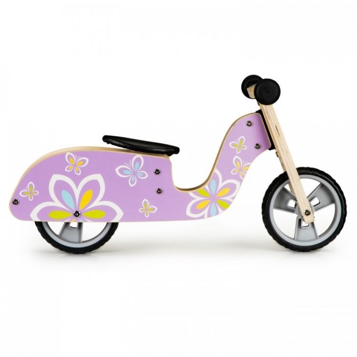 Bicicleta Ecotoys Violet, Fără Pedale, Reglabilă - imagine 2