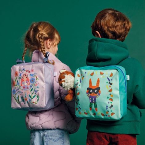 Rucsac Djeco Lila pentru Copii - Rezistent la Apă - imagine 3