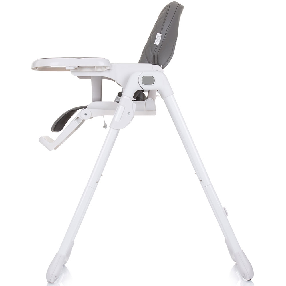 Scaun de masă Chipolino Eat Up Graphite, Piele Ecologică - imagine 2