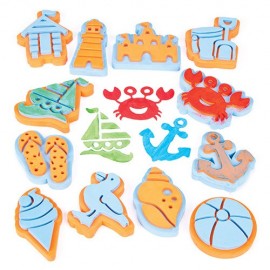 Set 12 Stampile Marine Baker Ross Reutilizabile