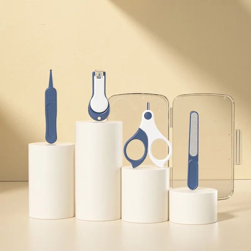 Set Manichiura 4 Piese Little Mom Care Albastru - imagine 4