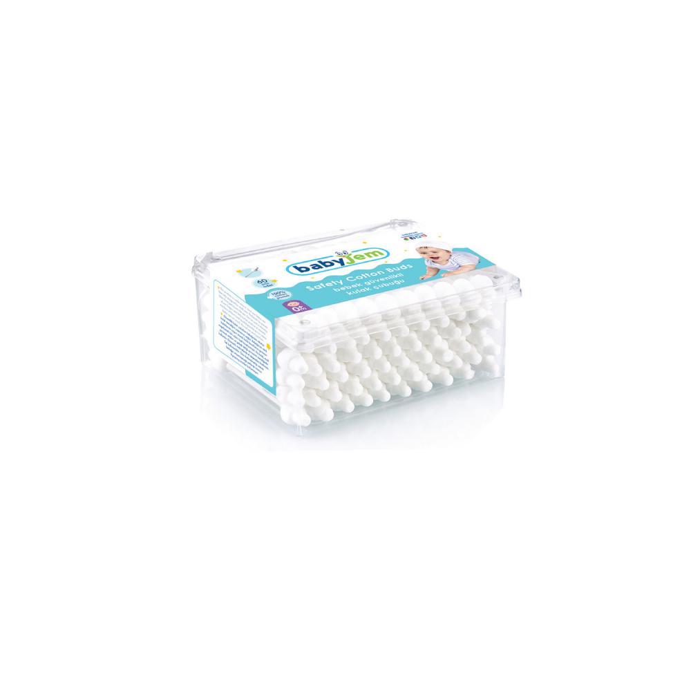 BabyJem Betisoare Urechi cu Protectie 60buc