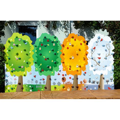 Zid de catarare 4 module Anotimpurile Moje Bambino - imagine 2
