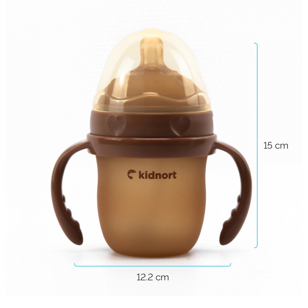 Biberon Anti-Colici Kidnort Eple, 150ml, Maro