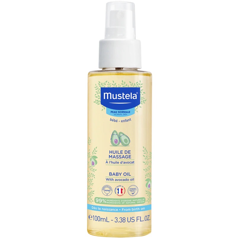 Ulei de Masaj Mustela 100ml - Piele Catifelată