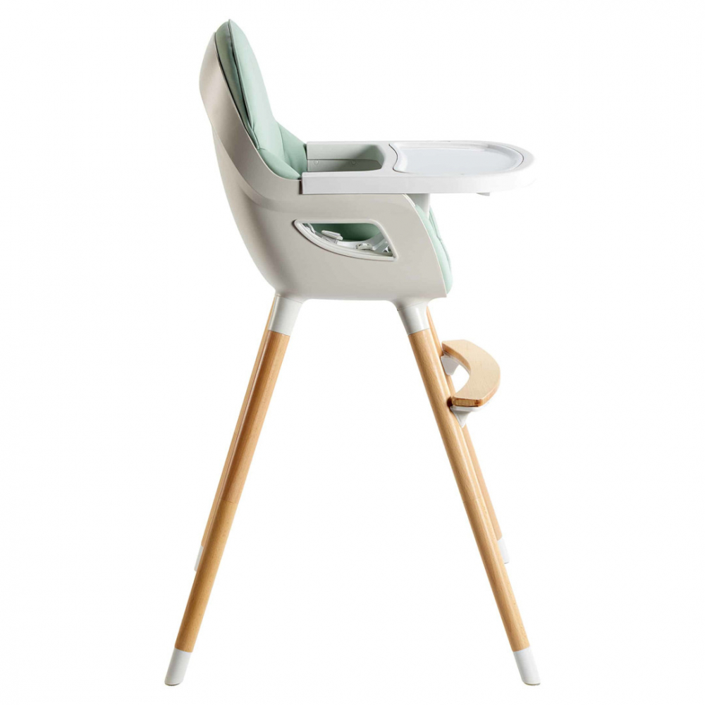 Scaun Masa BabyGo Skandi Green Transformabil - imagine 2