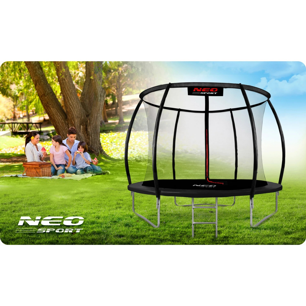 Trambulina Neo-Sport 312 cm, cu Plasa Interioară - imagine 5