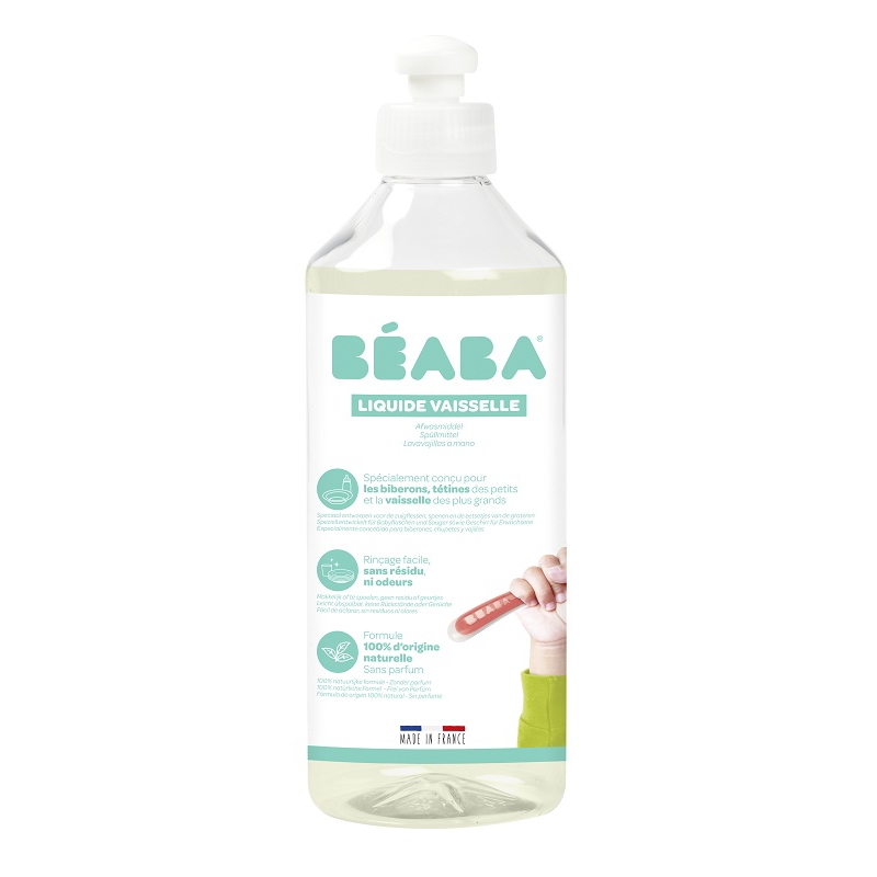 Detergent de vase Beaba fără parfum, 500 ml - imagine 2