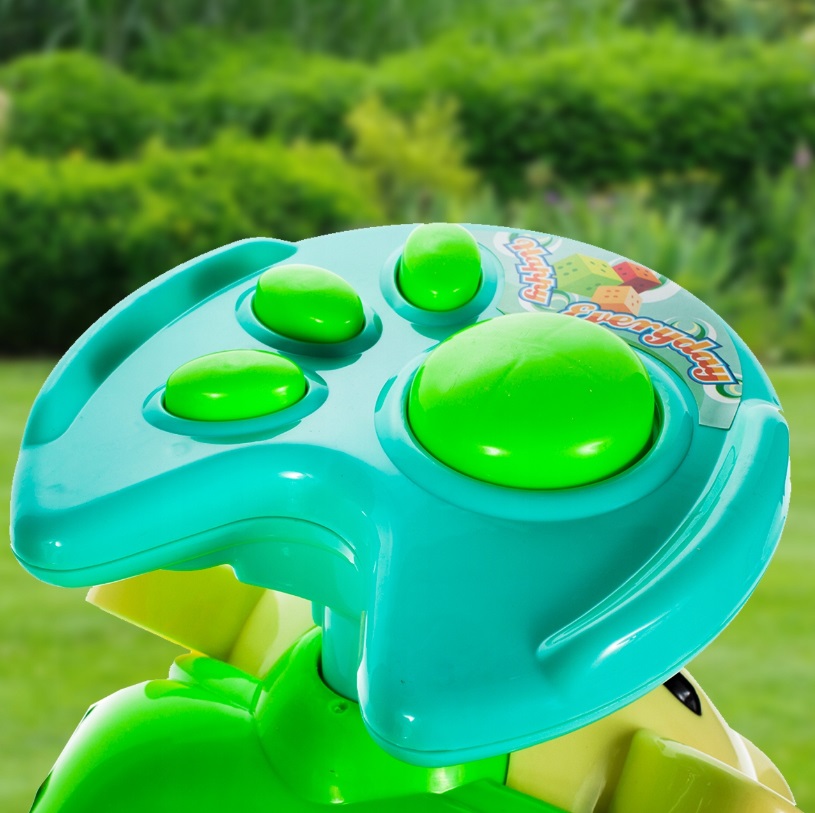 Mașinuță Malplay Kitty Green, fără pedale, cu spătar - imagine 14