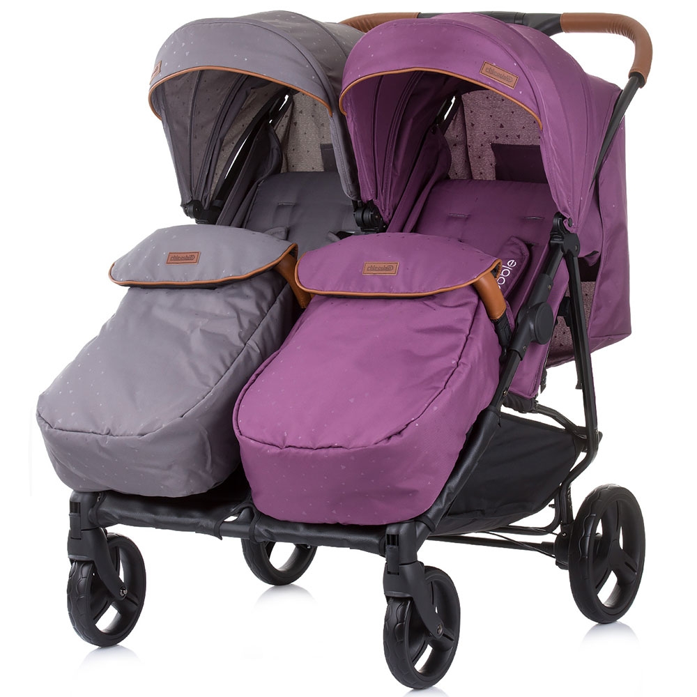 Carucior Gemeni Chipolino Passo Doble Lilac