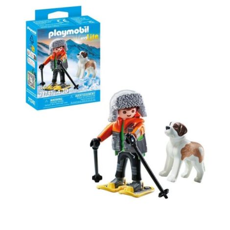 Playmobil Drumet cu Caine Saint Bernard - Aventură