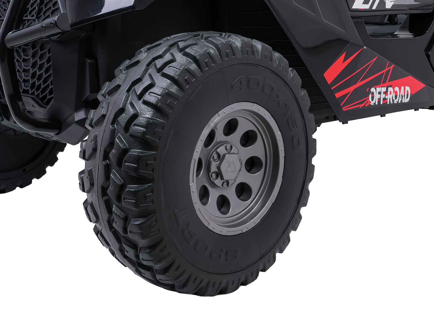 UTV electric pentru 2 copii Buggy XXL FAST EDITION cu viteza maxima 15km/h 500W 24V 4x4 (sx2929-fast) Negru - Autokids.ro - imagine 7