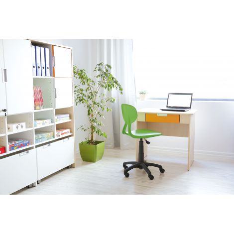 Birou Quadro Orange cu Sertar Moje Bambino - imagine 4