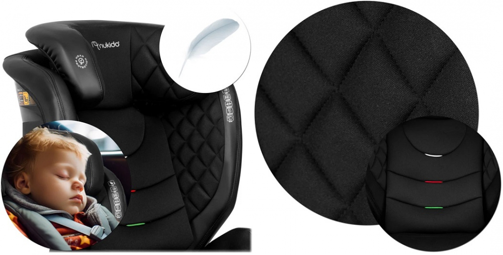 Nukido Louis Soft ISOFIX I-SIZE Scaun Auto 100-150cm - imagine 4