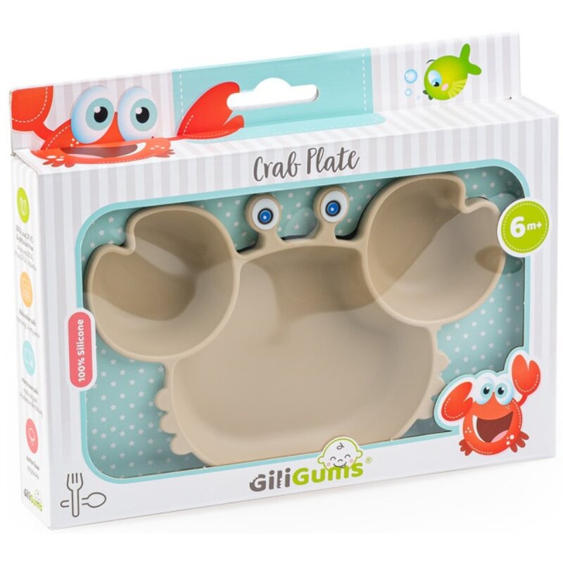 Farfurie Giligums Crab 3 Comp. Silicon + Ventuza - imagine 4
