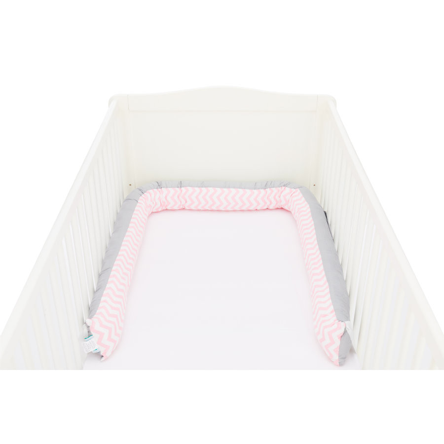 Baby Nest Fillikid Pink 90x40 cm, Detasabil - imagine 4