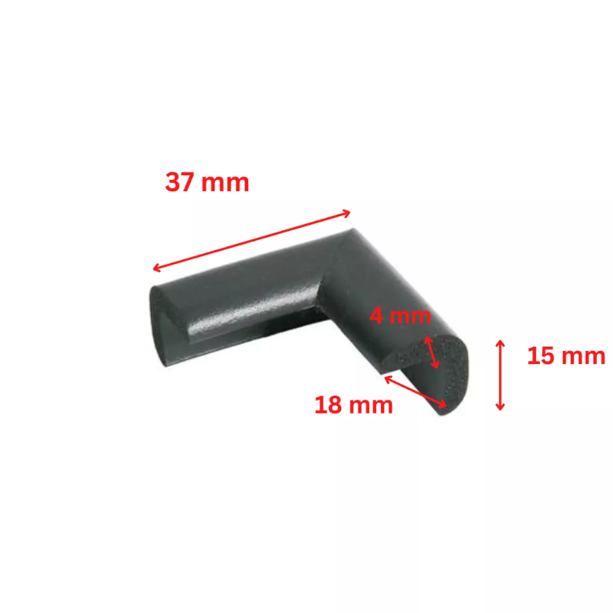 Protectie Colturi Car Boy Safety Negru - Siguranta Maxima - imagine 2