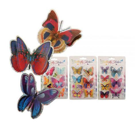 Abtibilduri 3D Fluturasi Keycraft | Decor Instant