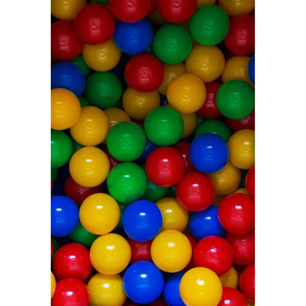 Set 200 Bile Flumi Plastic, Culoare, 7 cm