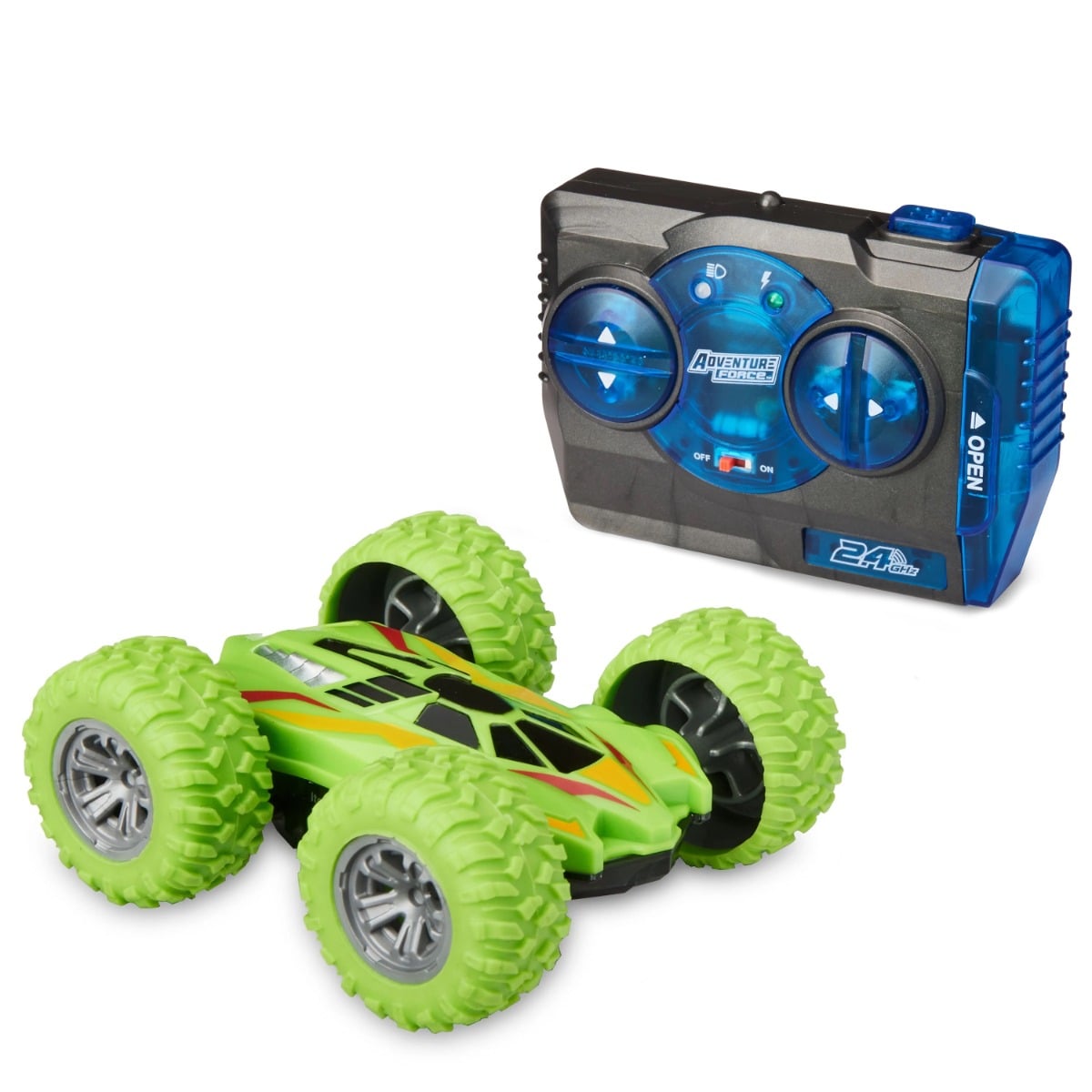 Mașina Taiyo Stunt Runner 360 Verde 4WD