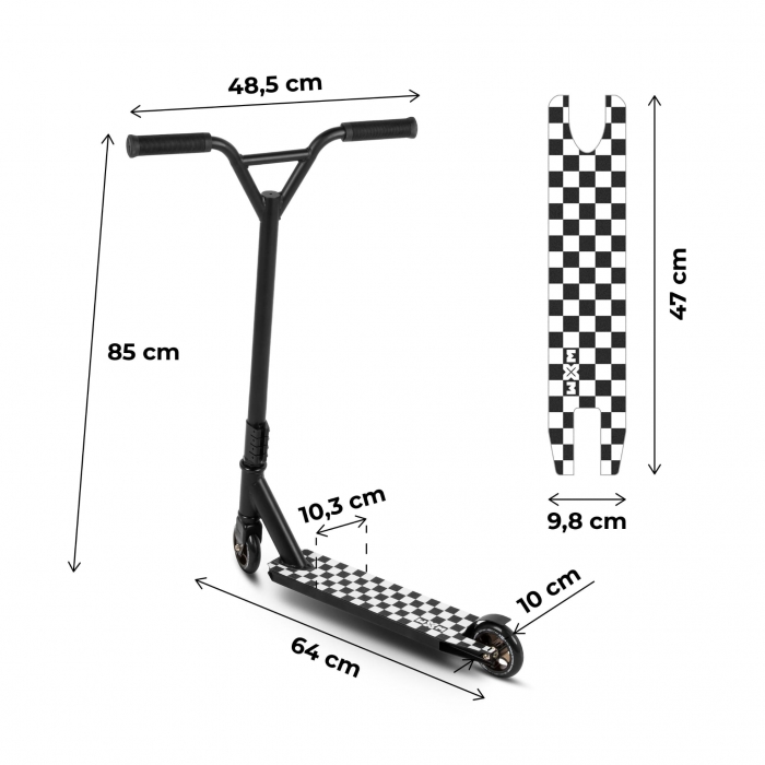 Trotineta Cascadorii WXM WRS-AY1, Aluminiu, 100 kg - imagine 7