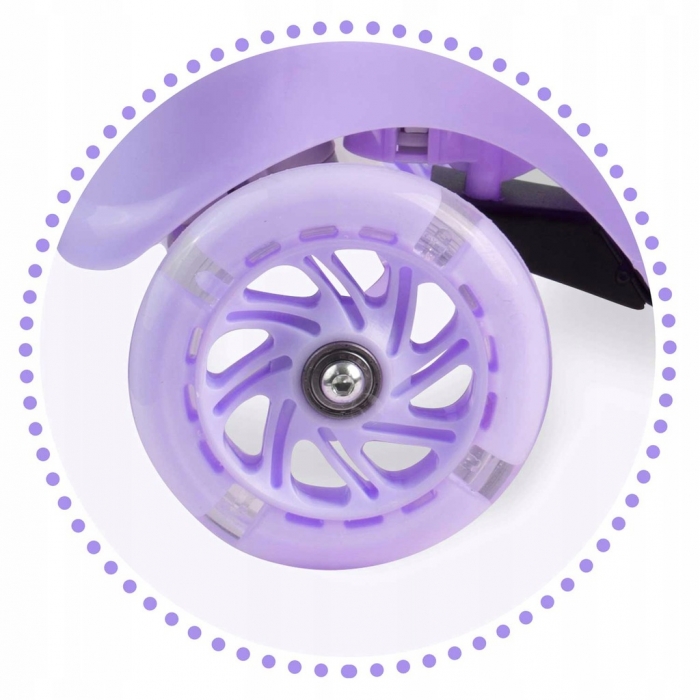 Trotineta Ricokids Piko Violet cu LED - imagine 4