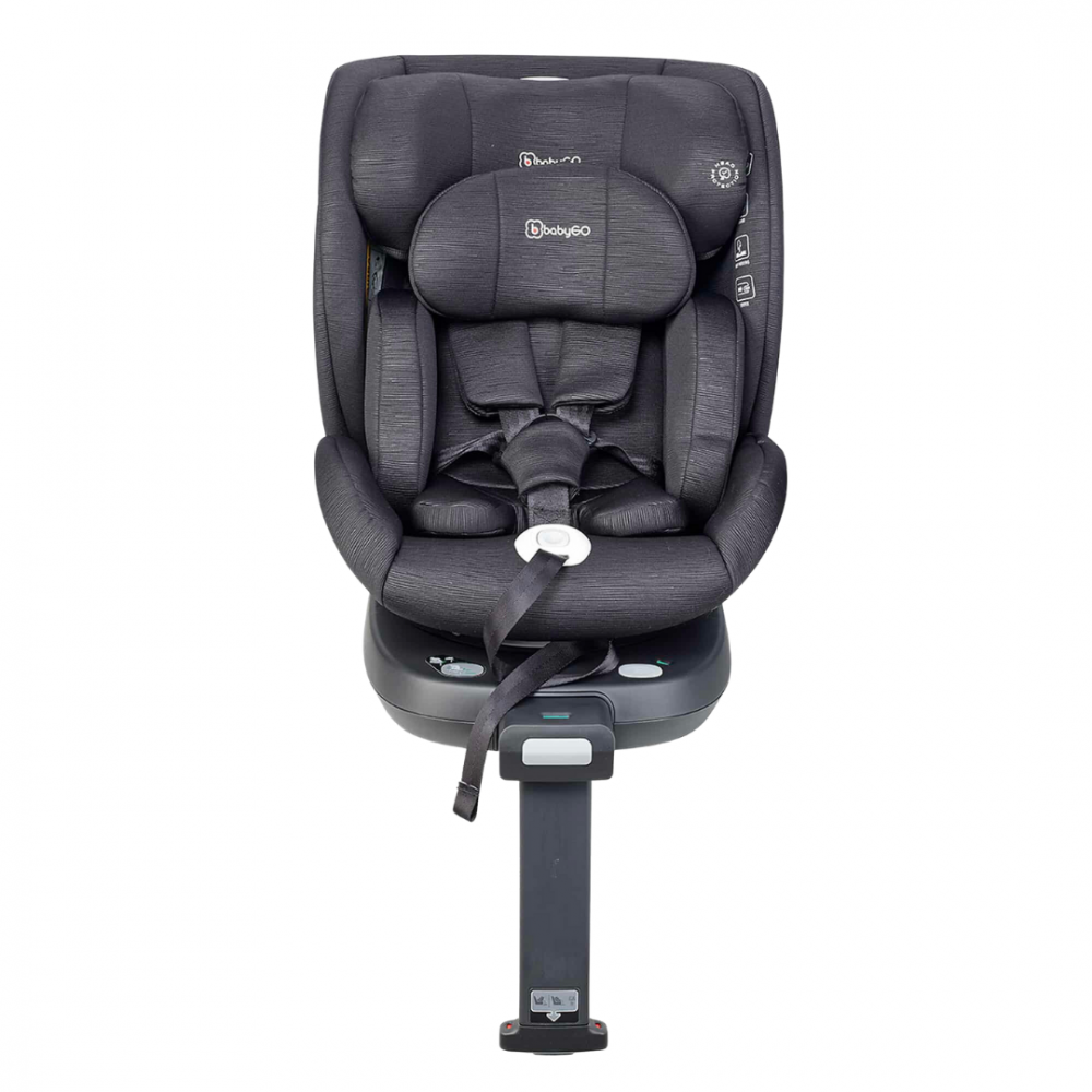 Scaun Auto BabyGo Prime 360 Rotativ, Negru, R129 - imagine 8