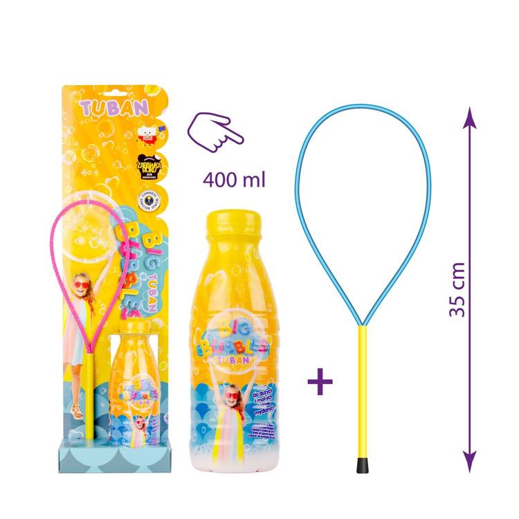 Set Baloane de Săpun Tuban, Cerc + Lichid 400ml
