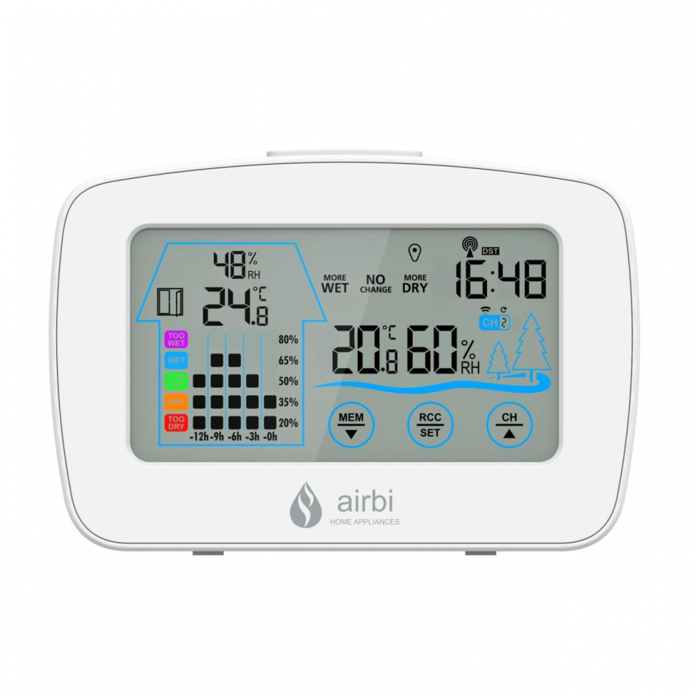 Termometru Higrometru Airbi BI1020 cu Wireless - imagine 2