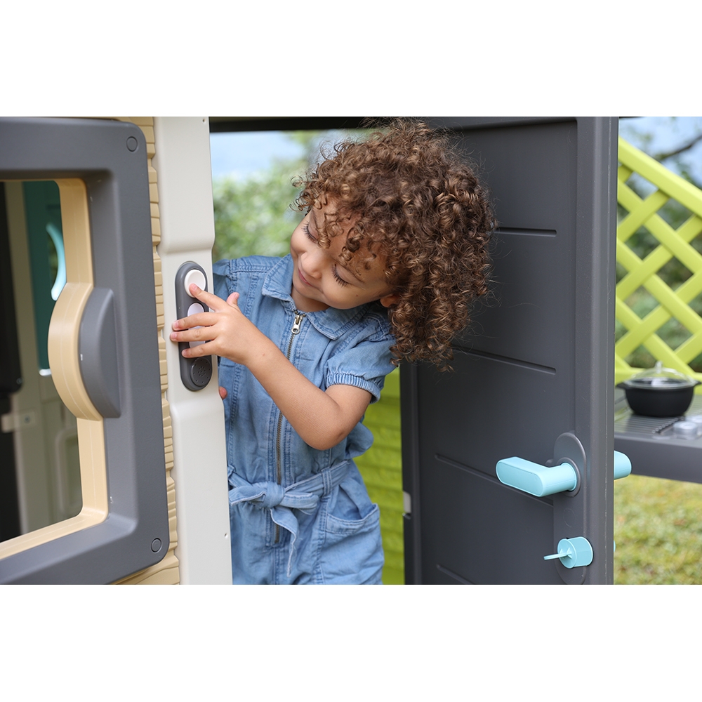 Sonerie Electronica Smoby Doorbell Gri pentru Casuta Copii - imagine 5