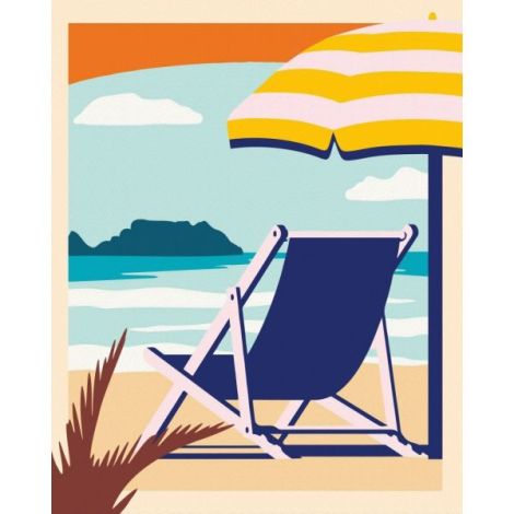 Ravensburger CreArt - Pictură Relaxare Plajă - imagine 3