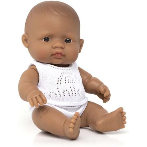 Păpușă Bebeluș Latinoamericană 21 cm Miniland