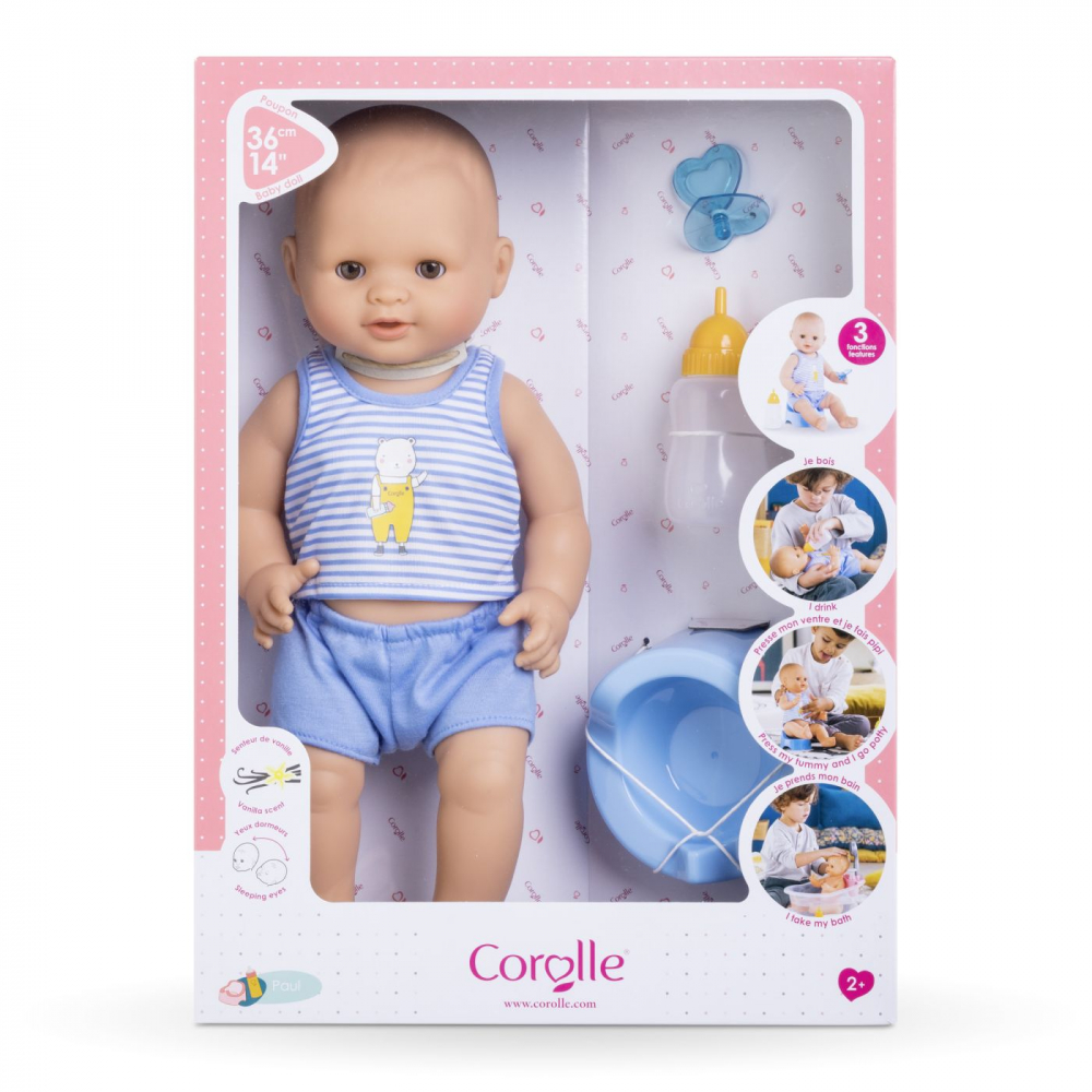 Papusa Corolle Paul cu Accesorii pentru Olita
