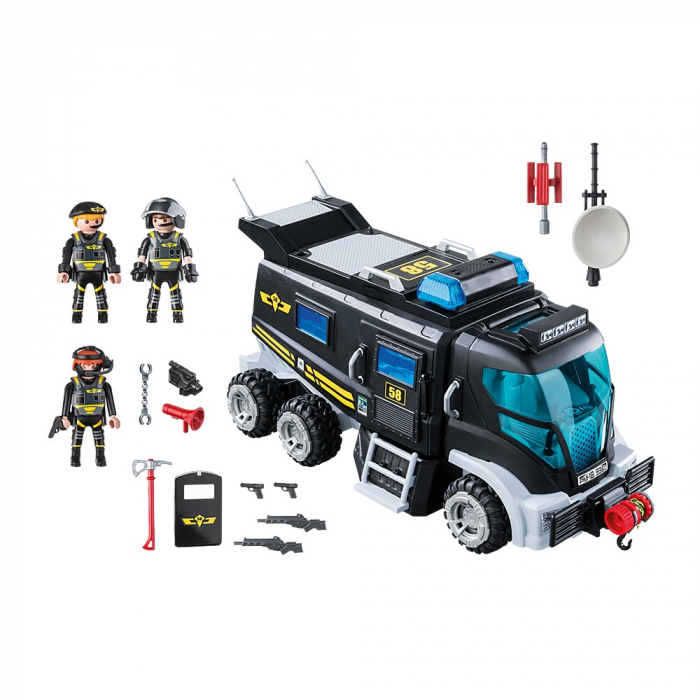 Playmobil Camionul Echipa SWAT cu Lumini și Sunet