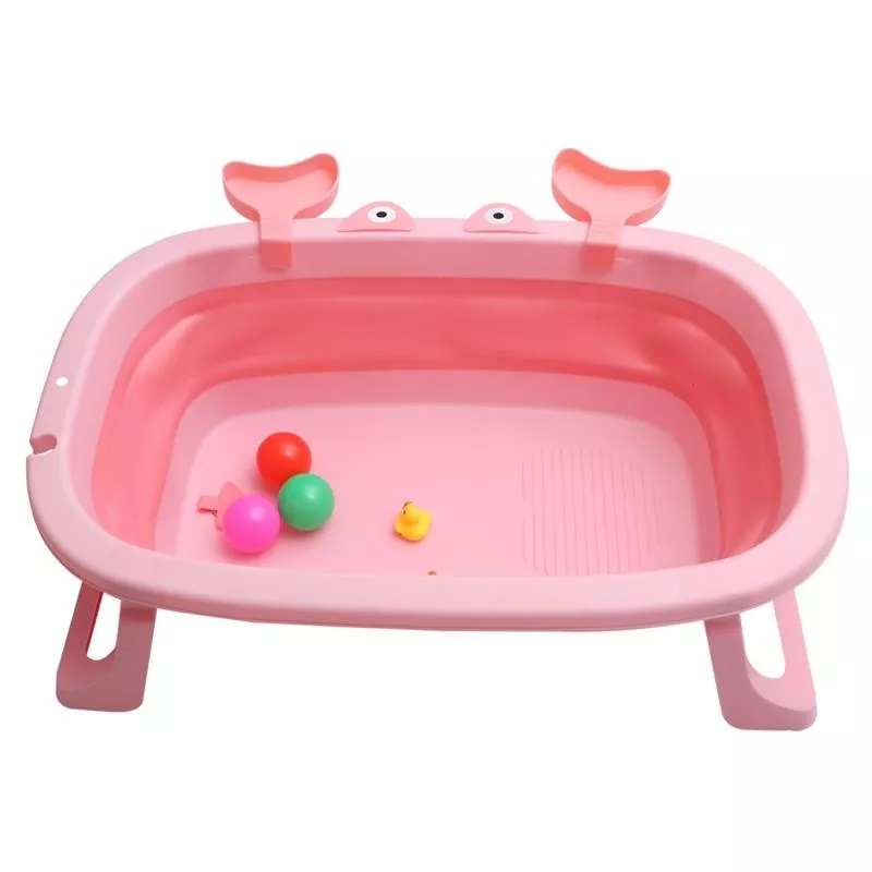 Cădiță Pliabilă Pink Crab Nicekids | Practică - imagine 2