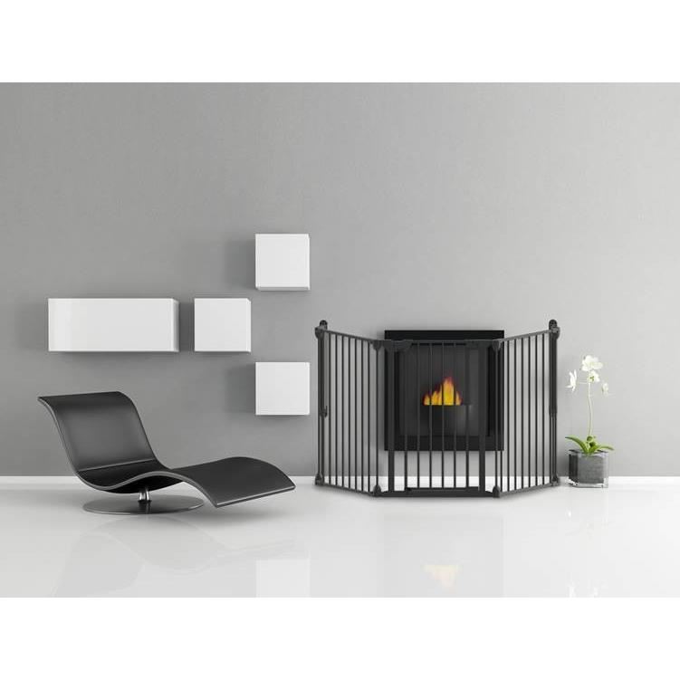 Tarc Siguranta Modular Noma N93491, 3 Panouri, Negru - imagine 2