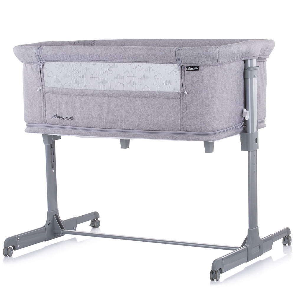Patut Co-Sleeper Chipolino Mommy'n Me Grey Clouds - imagine 2