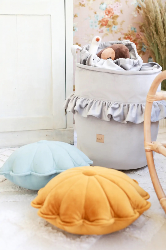 Organizator Jucării Catifea Gri Babyly
