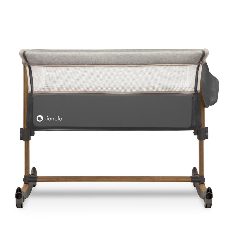 Patut Co-Sleeper Lionelo Leonie Grey Sand - imagine 3