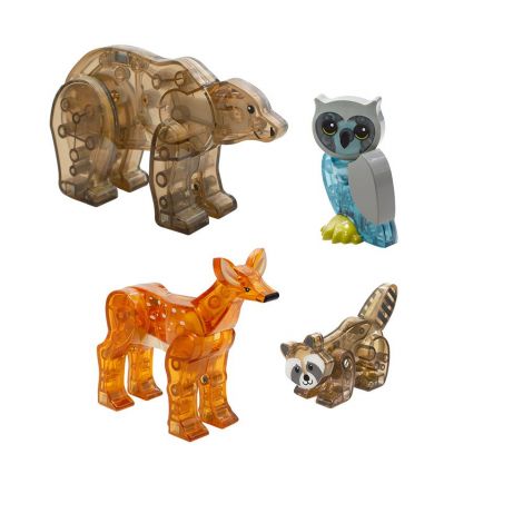 Magna-Tiles Forest Animals - Joc Creativ Magnetic - imagine 5